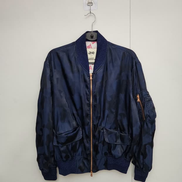 럭키슈에뜨 100 77 봄버자켓 블루종 항공점퍼