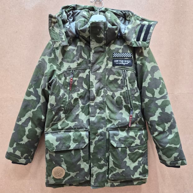 반스 밀리터리 야상 패딩