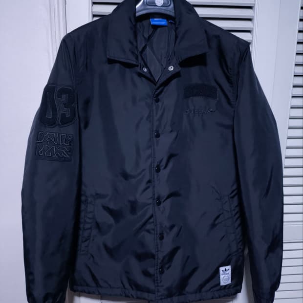 110 아디다스 코치 서울 누빔자켓