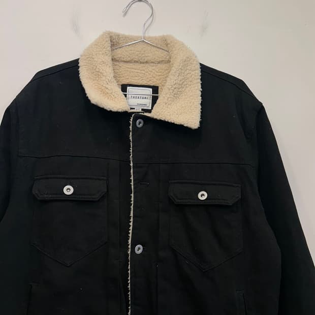 더 스토리 더블포켓 이너후리스 워크자켓