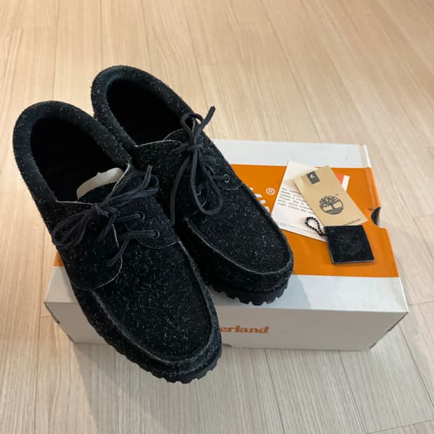 팀버랜드 보트슈즈 270 블랙스웨이드