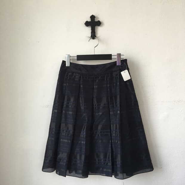 Glitter stripe  pattern skirt