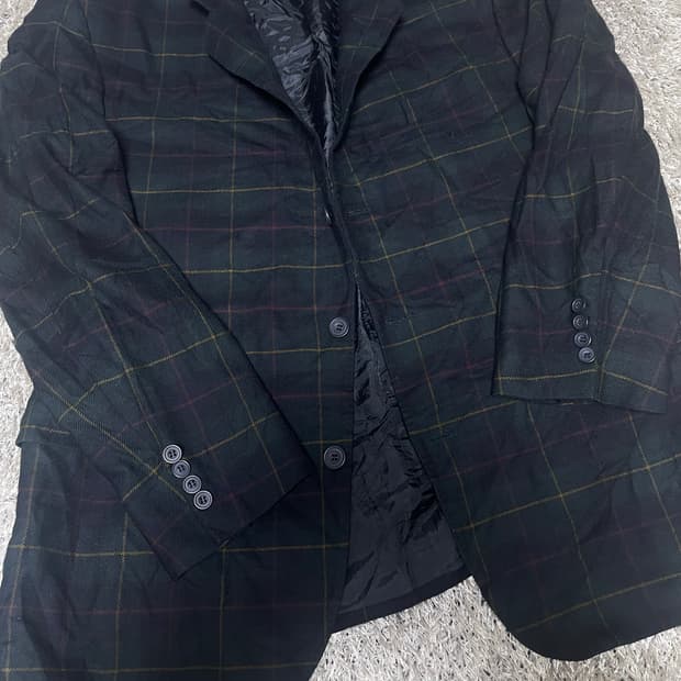 이태리제 faconable 110 체크 블레이저