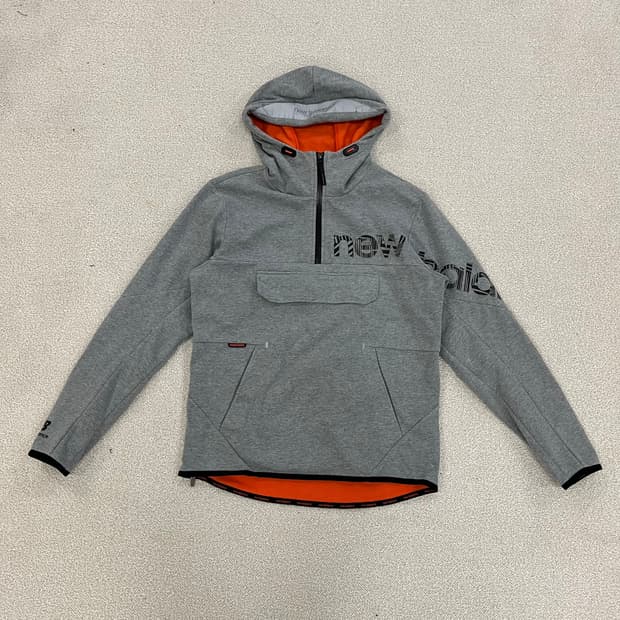 [M] 뉴발란스 반집업 기모 포켓 아노락 후드티 1219M2