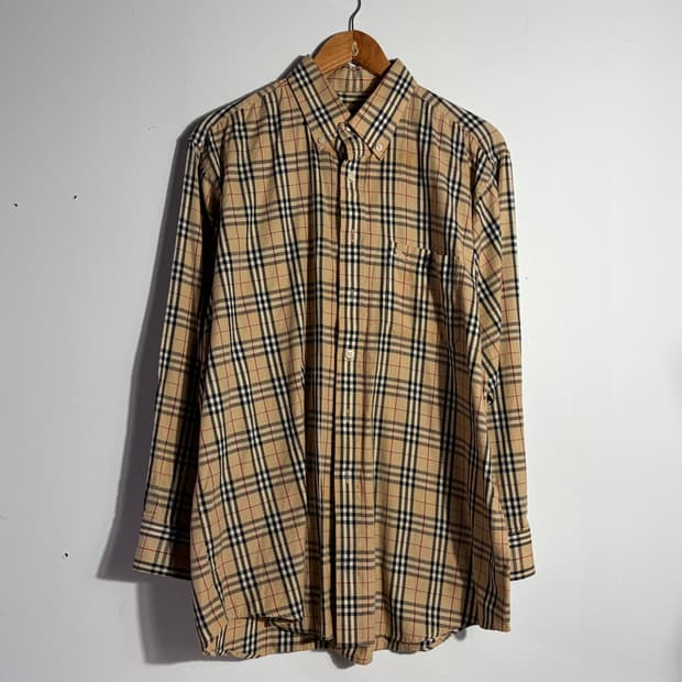 버버리 빈티지 노바 체크 셔츠 (무료배송)