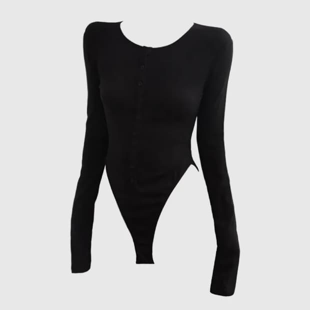 버튼 바디수트