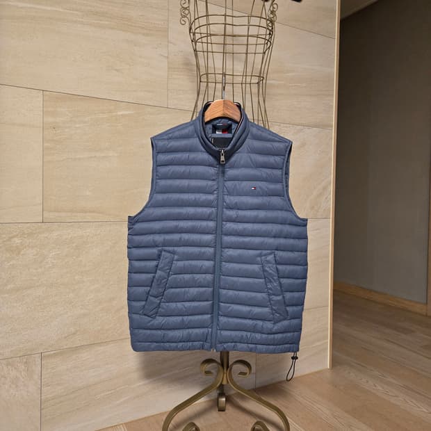 [m] 타미힐피거 남성 덕다운 패딩 조끼