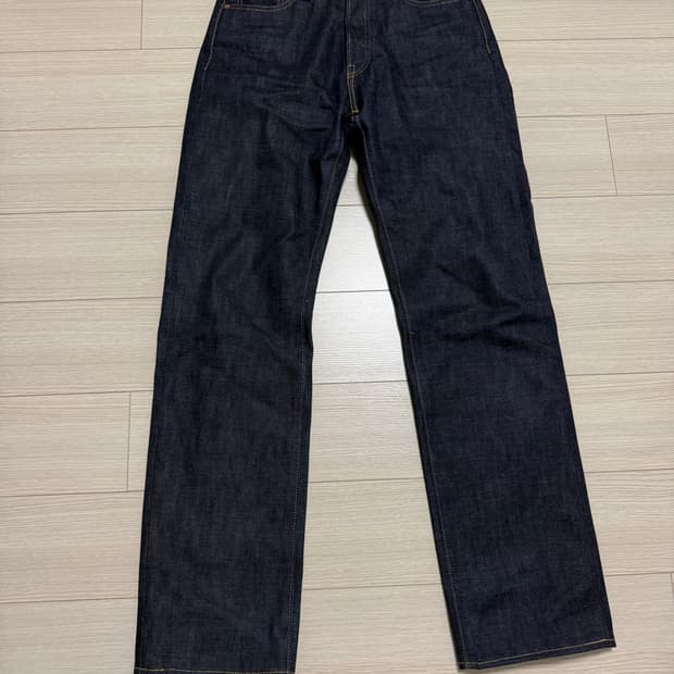 모모타로 인디고 데님 팬츠