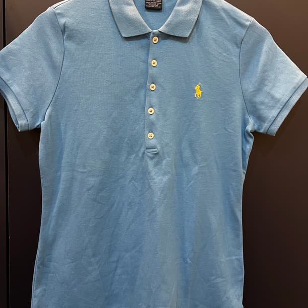 폴로 랄프로렌 스포츠 우먼 슬림핏 반팔 카라티