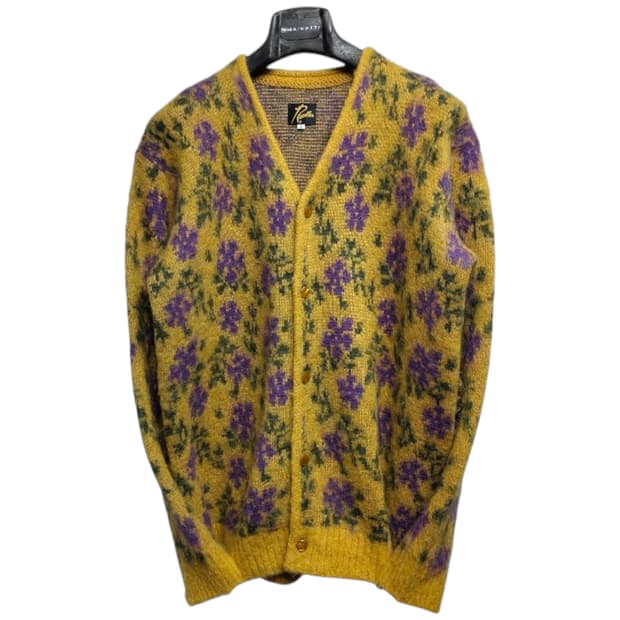 니들스 모헤어 가디건 플라워 s