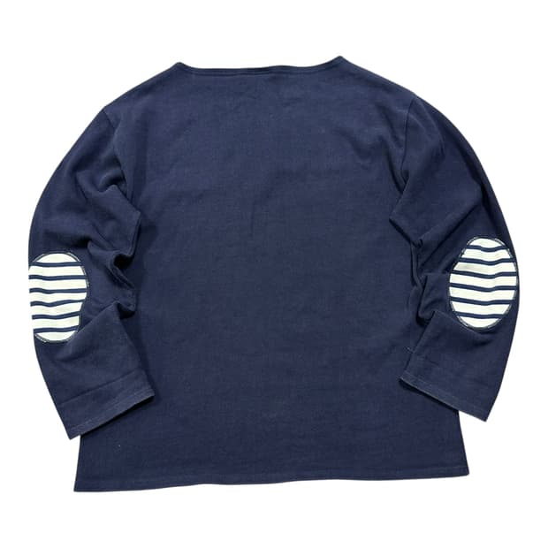 ✨ (바배) 세인트 제임스 길도 엘보패치 롱슬리브