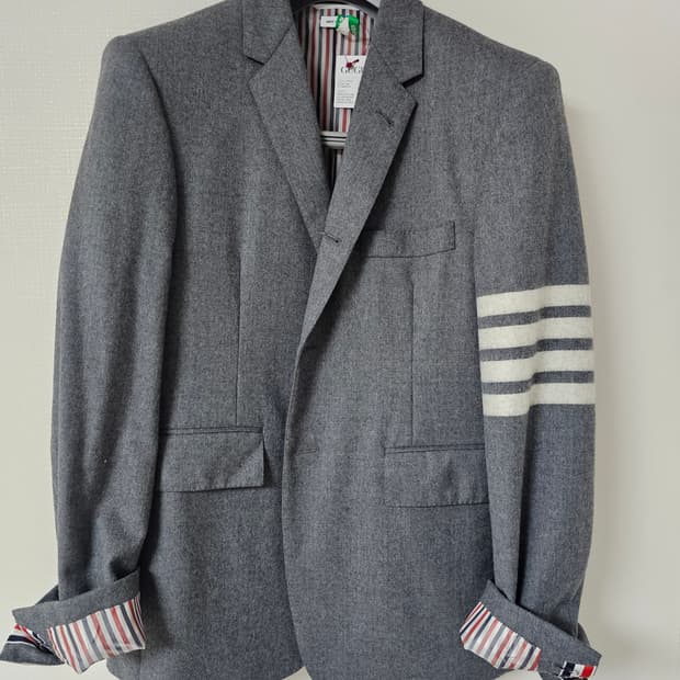 톰브라운 사선완장 플란넬 울 100% 자켓(2/100/정품)