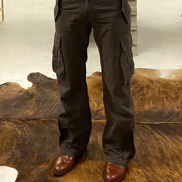 TAKEO KIKUCHI flight cargo boots-cut 부츠컷