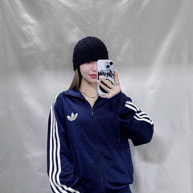 아디다스 네이비 파이어버드 트랙탑 