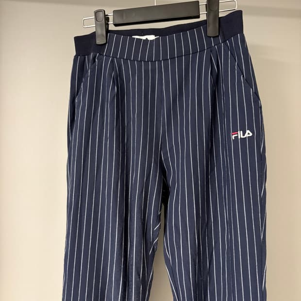 FILA stripe training pants L