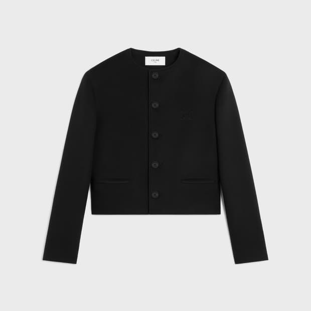 [투어스 한진님 착용] 셀린느 25fw 트리옹프 크롭 자켓