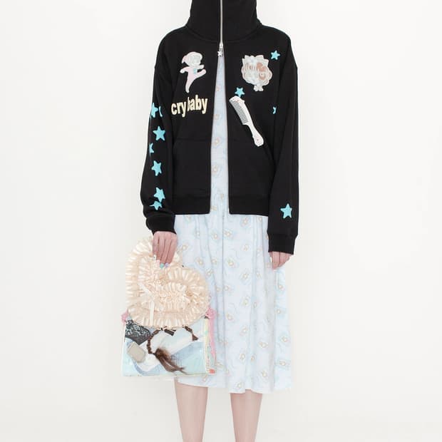 애슐리 윌리엄스 크라이 베이비 버터플라이 후디 블랙 (새상품)