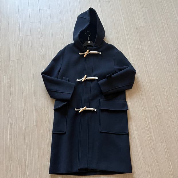 (새상품급)떡볶이 코트 네이비 M