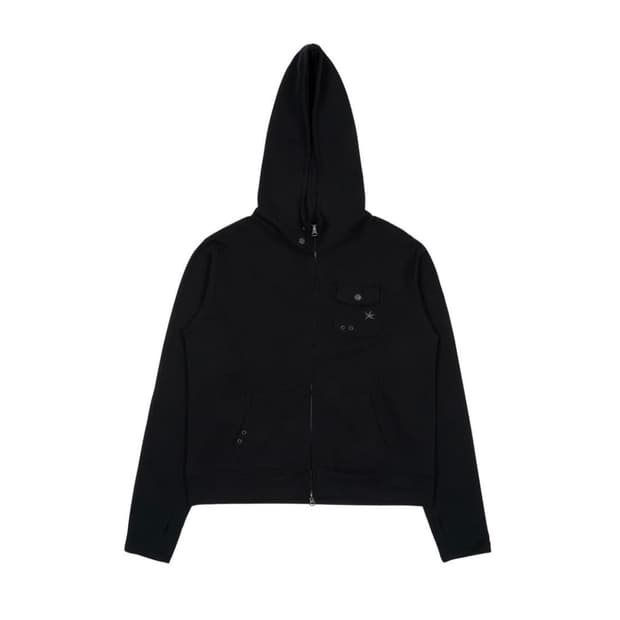 더콜디스트모먼트 TCM easy pocket 후드집업 (블랙)