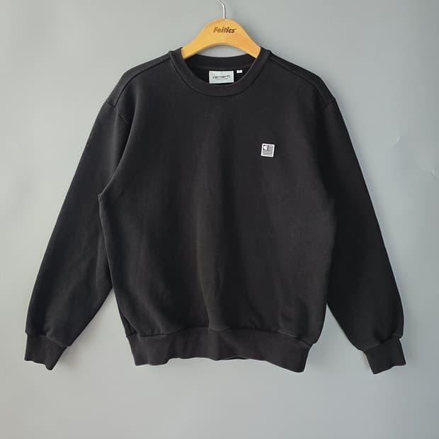 남성용 칼하트 Carhartt WIP 스테이트 패치 맨투맨 S