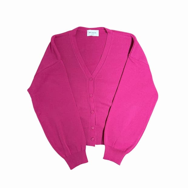 핑크 가디건 