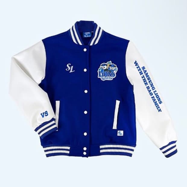 (새상품)삼성라이온즈 바오콜라보 바시티 자켓