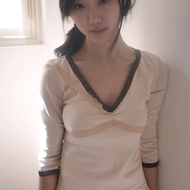 인앤양인앤하모니 Lace top, pink