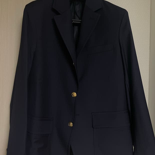 리넥츠 Wool Sack Cut Blazer [Navy]