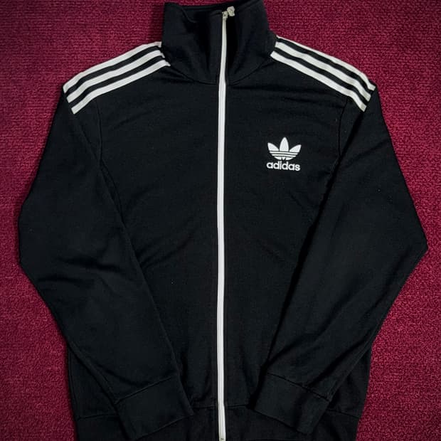 아디다스 유로파 트랙탑 져지 블랙 110