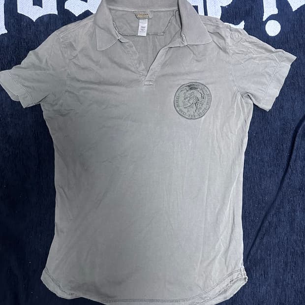 디젤 빈티지 카라 반팔티