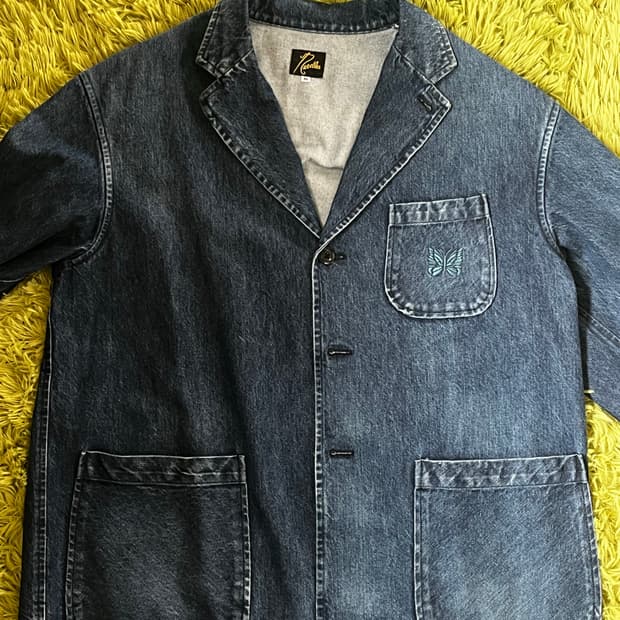 니들스 저널스탠다드 별주 12oz 데님 테일러드 자켓(M)