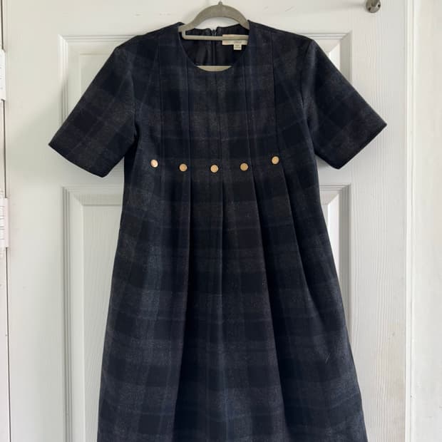 유돈 초이 반팔 드레스