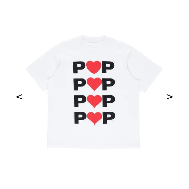 Pop Hearts T-shirt white 반팔티셔츠