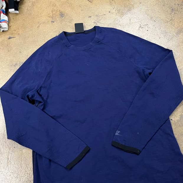 [정품/2XL] 나이키 맨투맨 긴팔 티셔츠 네이비 b16