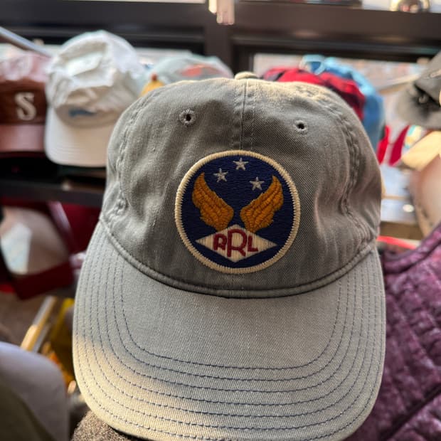 RRL 가먼트 다잉 볼캡 블루 Os