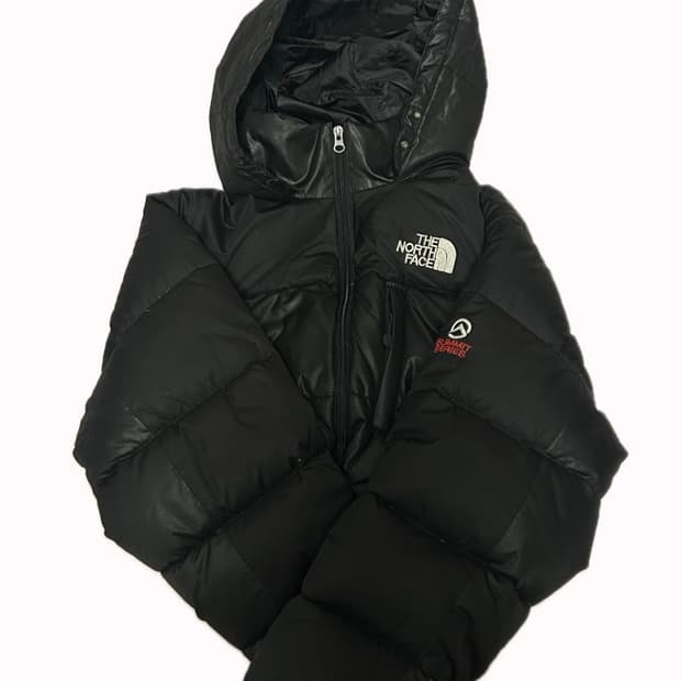 노스페이스 크롭 패딩 M