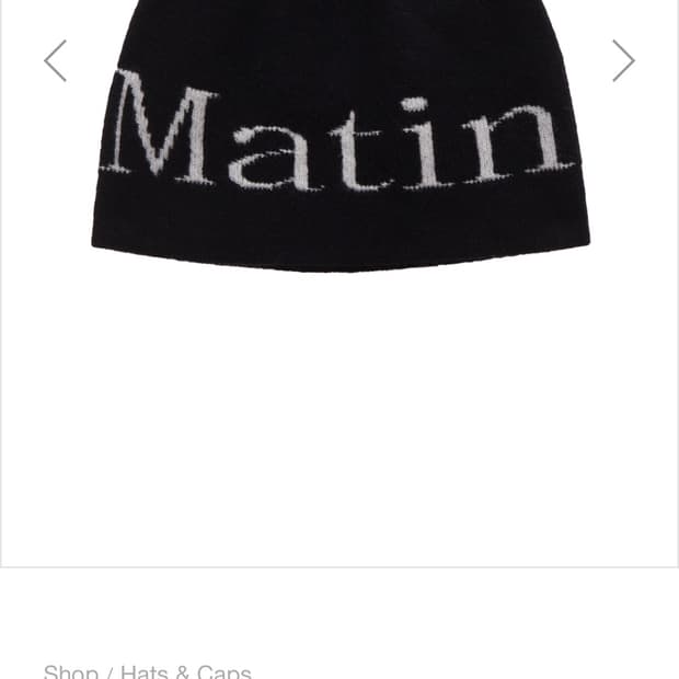 마뗑킴 비니 블랙