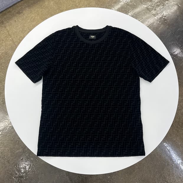 펜디 FF 벨벳 반팔 [XL사이즈]