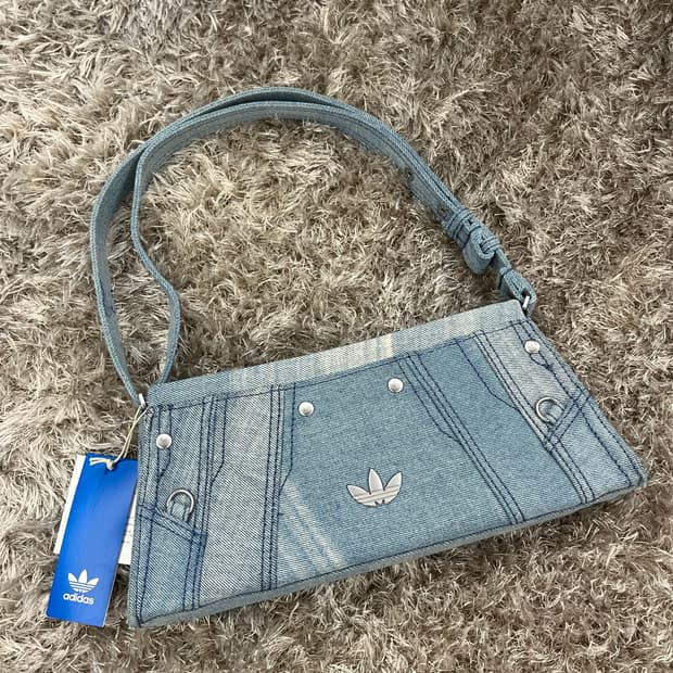 아디다스 데님 숄더백