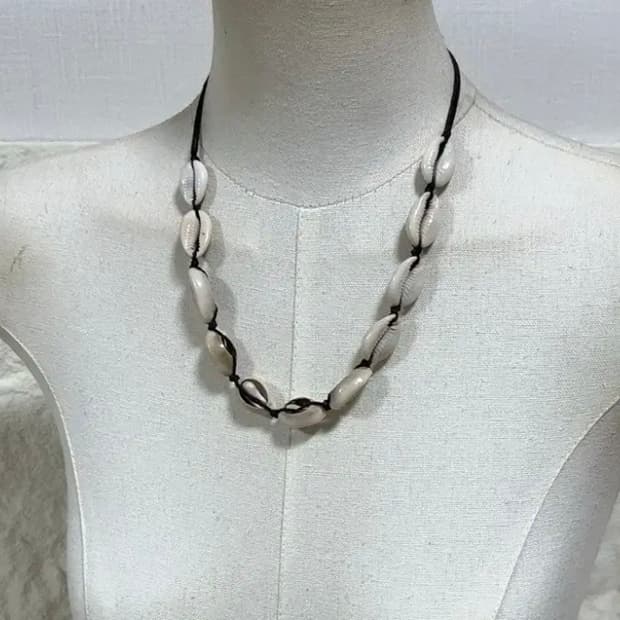 빈티지 조개 소라 목걸이