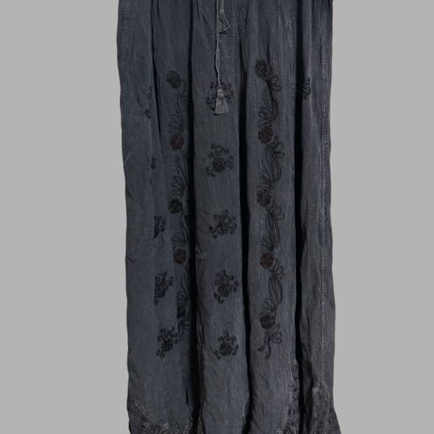 빈티지 그런지 히피 롱 스커트