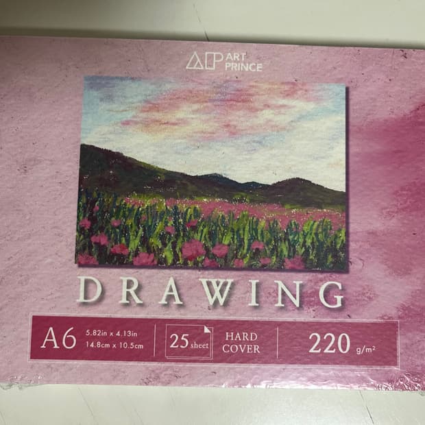 두성 아트프린스 드로잉 무선 스케치북 220g D11, A6, 25매
