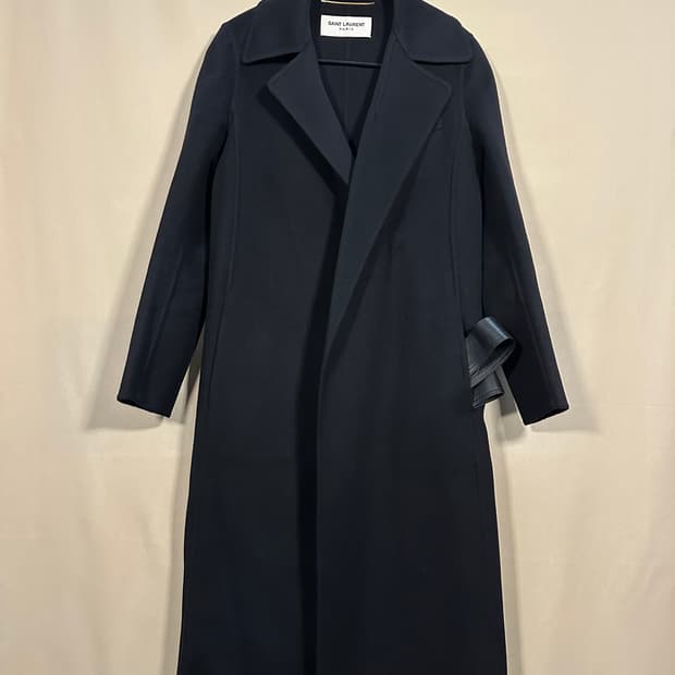 생로랑 캐시미어 울 코트 처분 