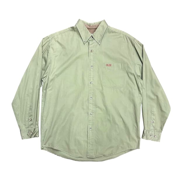(L) 칼하트 카키 원포켓 워크 셔츠