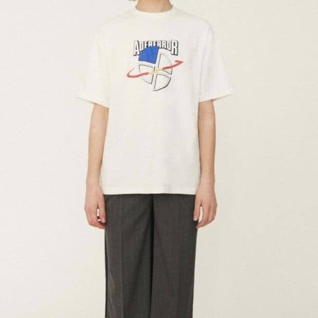 L-XL 아더에러 19SS 슬라이스 프린팅 반팔티