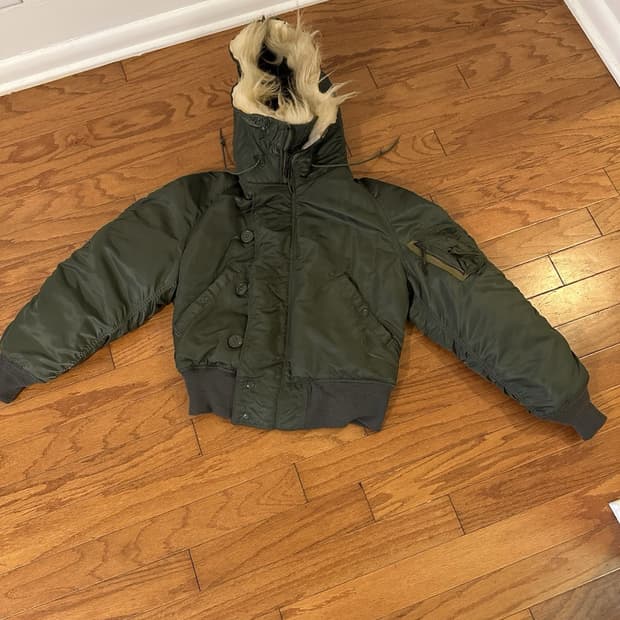 70s 알파 인더스트리 N-2B 헤비 플라잉 자켓