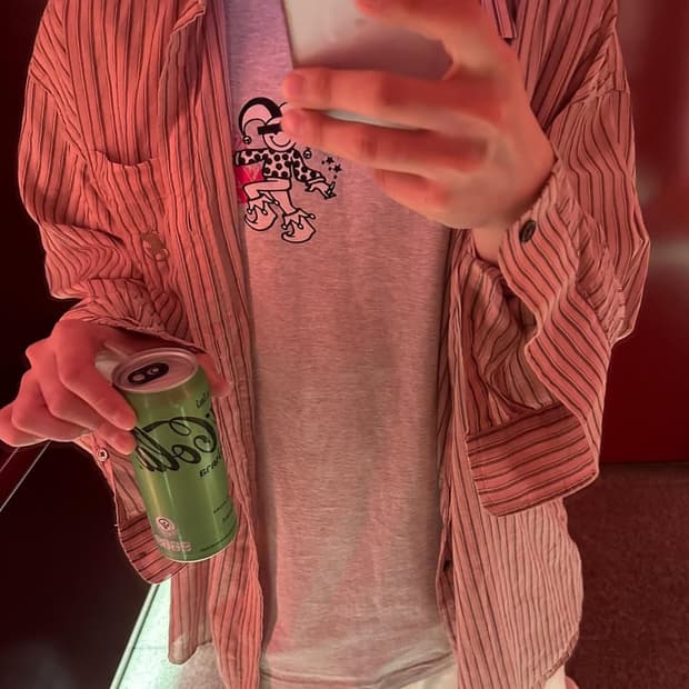 [M]스투시 라이트웨이트 셔츠 브릭