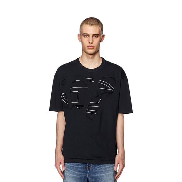 디젤 레이어드 반팔 티셔츠 L