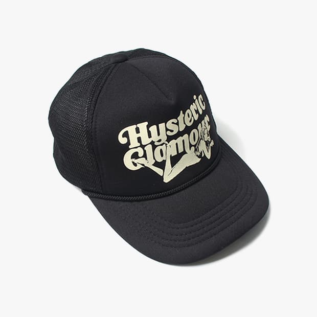  HYSTERIC GLAMOUR "Black Mesh Cap"