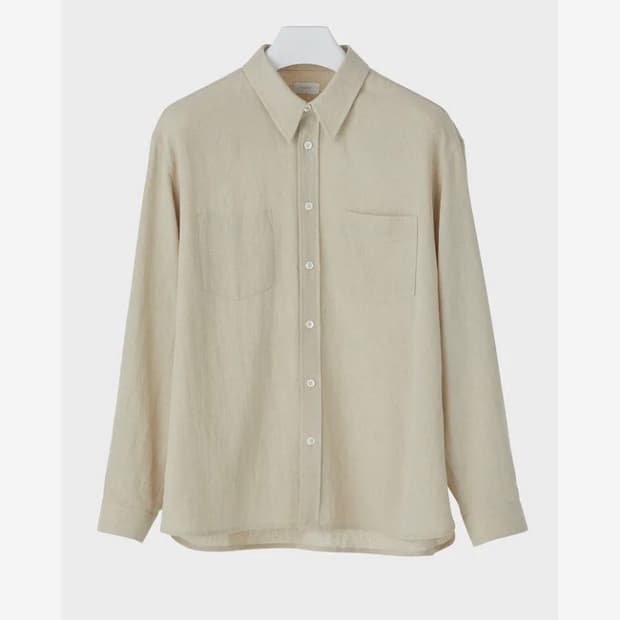 COOR 쿠어 세미 오버핏 린넨 셔츠 S사이즈